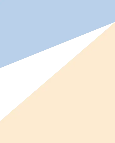 A minimalist graphic image featuring a large diagonal black shape dividing a beige and a light blue background.